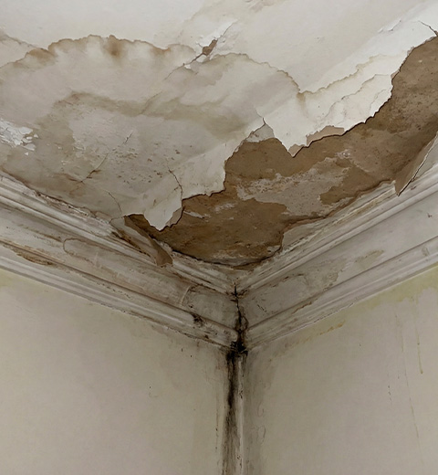 three construction workers discussing plans at a building site with safety gear and two hard hats on their heads